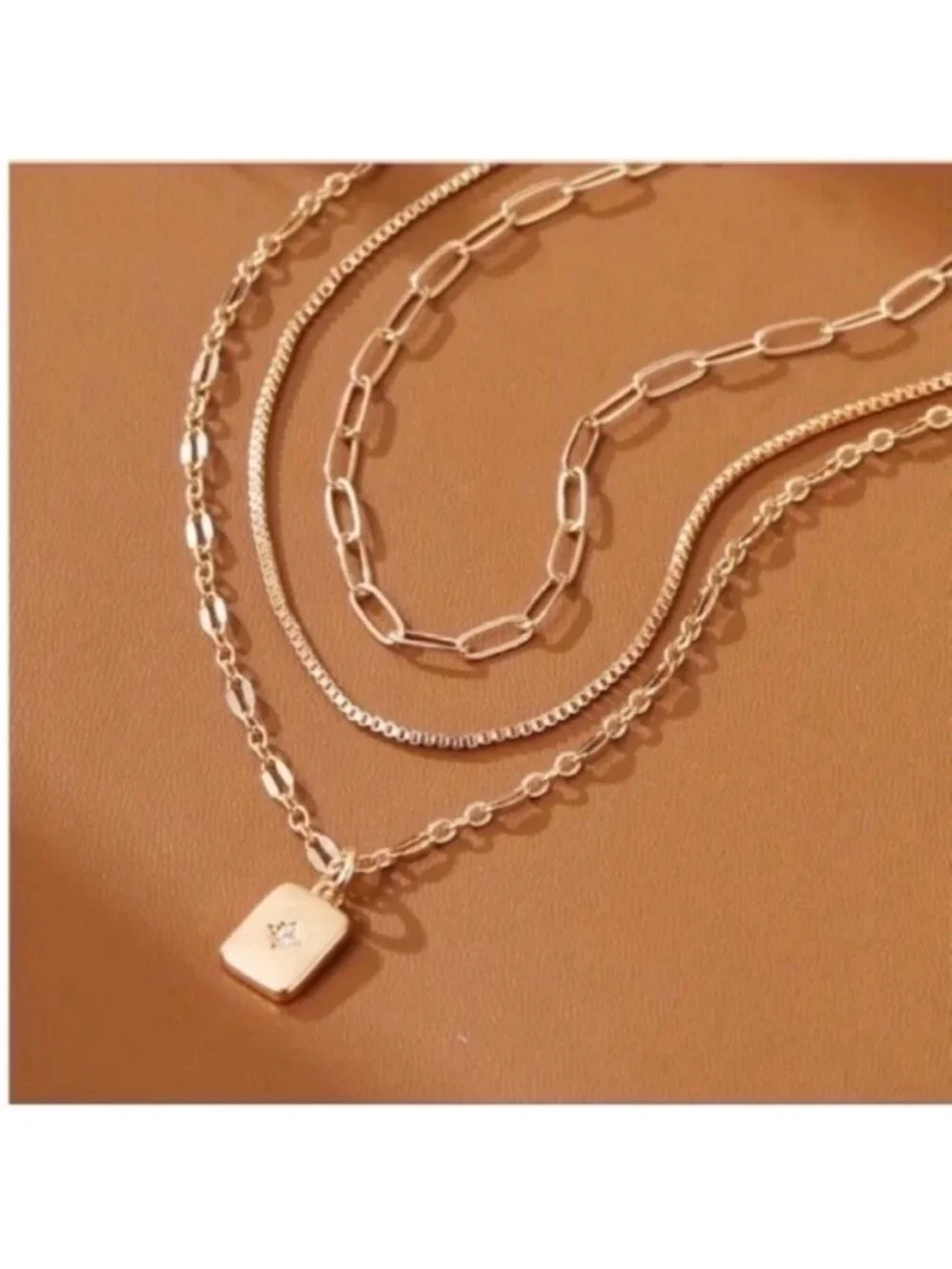 New! Gold Necklace Stack Set (1052) NWOT